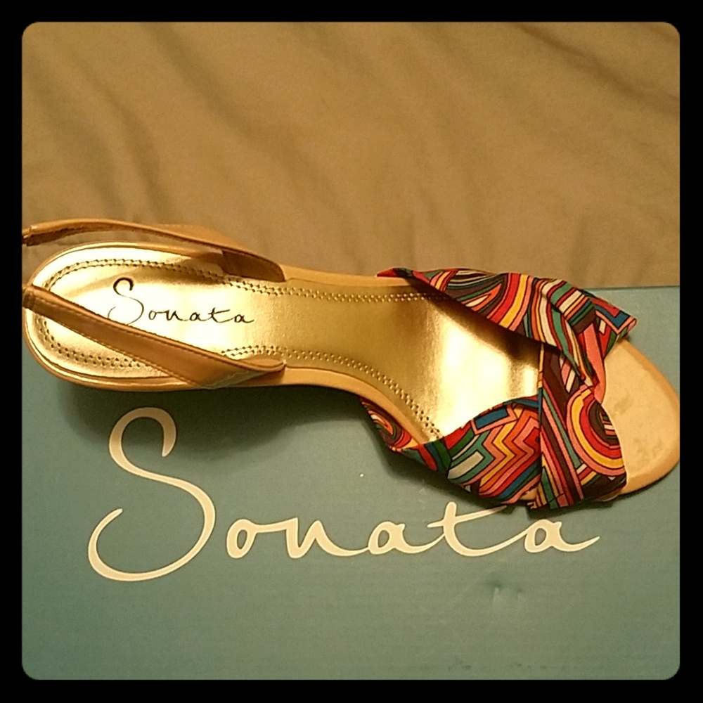 Psychedelic Slingbacks